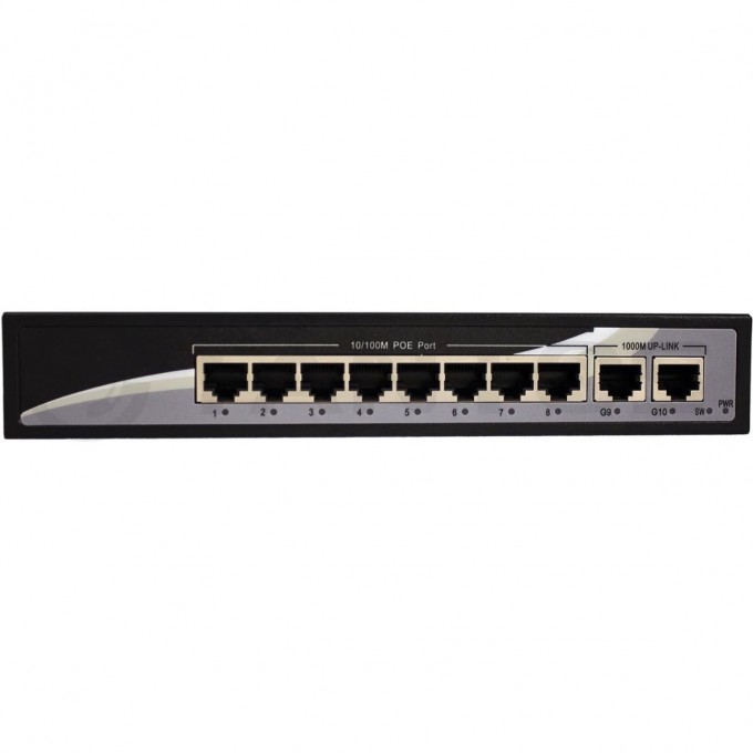 10 портовый POE коммутатор TANTOS TSn-8P10V 00-00143880