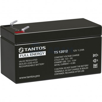 Аккумулятор TANTOS 12В 1,2 А∙ч (TS 12012)