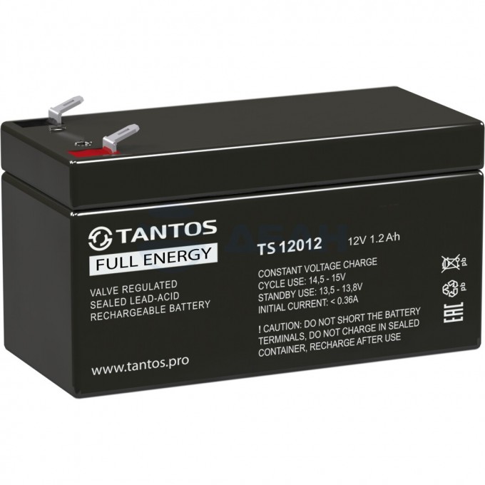 Аккумулятор TANTOS 12В 1,2 А∙ч (TS 12012) 00-00112385