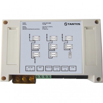 Блок питания для многоквартирного видеодомофона TANTOS TS-PW