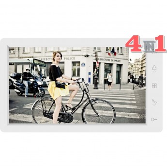 Монитор видеодомофона TANTOS AMELIE SLIM (White) HD SE VZ