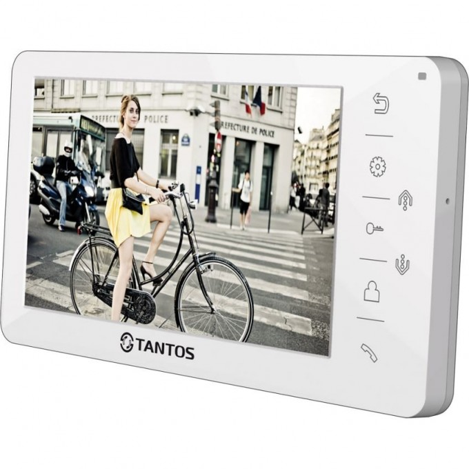 Монитор видеодомофона TANTOS AMELIE (White) VZ 00-00018546