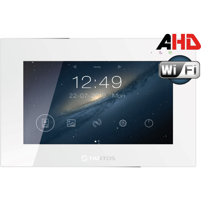 Монитор видеодомофона TANTOS MARILYN HD Wi-Fi VZ-2 white 00-00162126