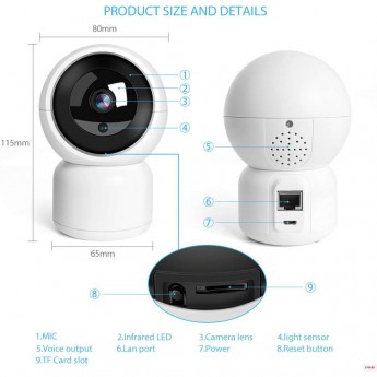 Видеокамера Wi-Fi TANTOS iСфера Плюс